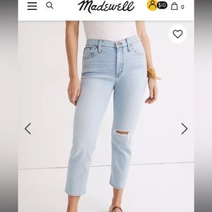 Madewell petite mid rise jeans